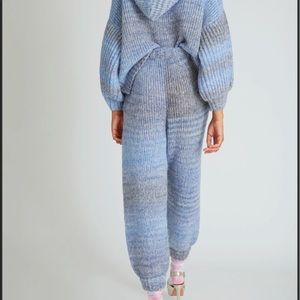 LoveShackFancy Blossom pants in Horizon Blue, XS